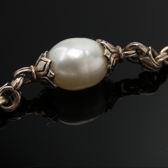 Scott Kay Sterling Silver Cultured Pearl Necklace - Picture 5 of 13